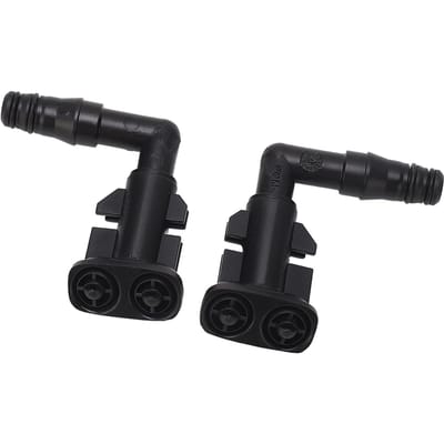 Koplamp Sproeier 1451007 Links en Rechts Koplamp Reinigingssproeier Vervanging voor OPEL Signum Vectra C black