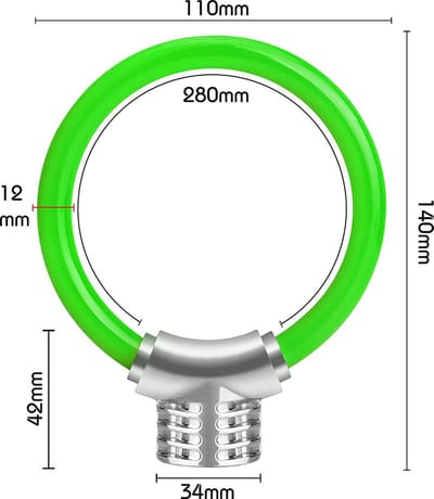 Premium fietsslot - anti diefstal – safety fietsslot – bicycle lock