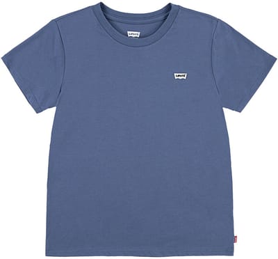 Levi´s ® Kids Batwing Chest Hit T-shirt Met Korte Mouwen Blauw 4 Years Meisjes