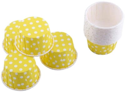 Dailygoods- Bakbekers 100 stuks - Muffin Vormpjes - Cupcake Liner - Decoratie Cups - Vetvrij Papier - Multifunctioneel Ontwerp - Muffinvormpjes
