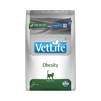 5kg Farmina Vet Life Kat Zwaarlijvigheid droogvoer voor katten