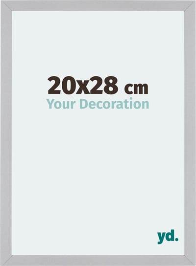 Your Decoration - Fotolijst 20x28 cm - MDF - Zilver Mat - Mura