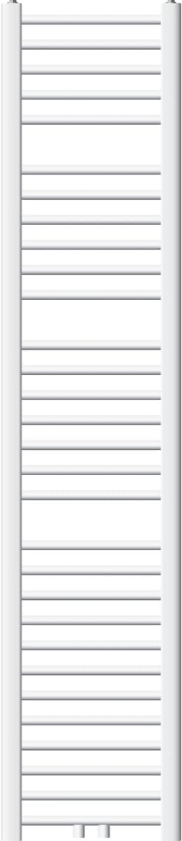Badkamer radiator middenaansluiting 300x1800 mm wit recht incl. montagemateriaal LuxeBath