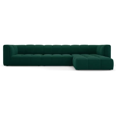 Hoekbank Francesca velvet rechts 5-zits | Milo Casa