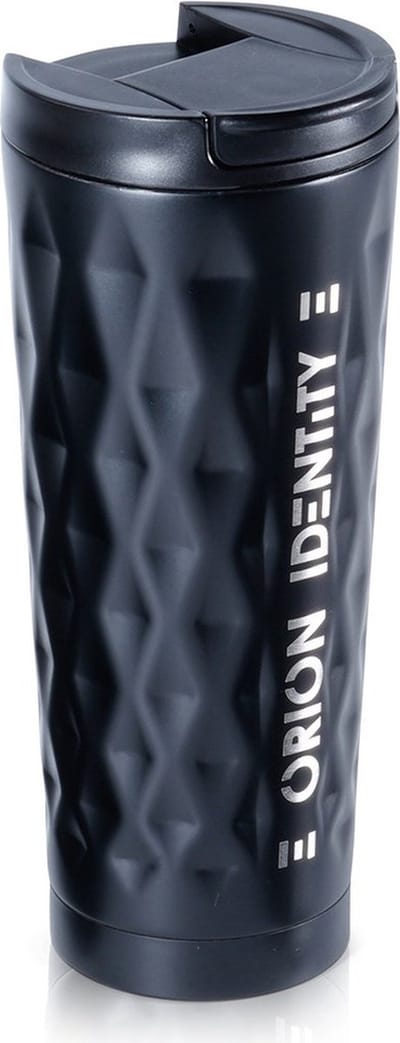Thermosbeker Edelstaal Zwart 500 ml - Koffiebeker To Go - Theebeker - Thermische Mok - Drinkbeker
