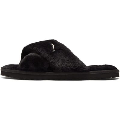 Puma Fluff X Strap Slide Zwart Dames Sneakers Wit 384936-01 38 black
