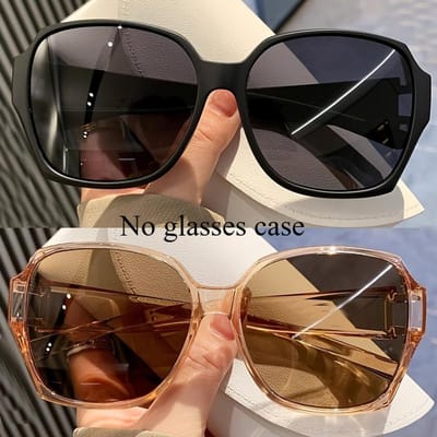 2 stuks Oversized Brillen Passen Over Modebrillen Nachtzichtbrillen voor Mannen en Vrouwen voor Feest en Autorijden Perfecte Dagelijkse Slijtage black