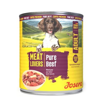 Voordeelpakket: 24x800g Josera Meatlovers Pure Rund Natvoer voor honden