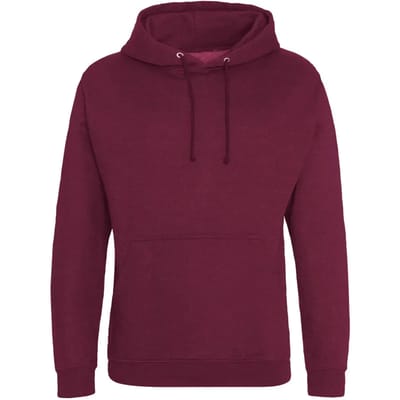 Just Hoods College Hoodie JH001 - BURGUNDY SMOKE - L
