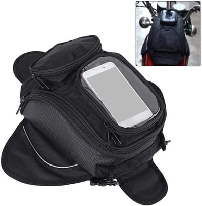 Ronte - Motorfiets tanktas van waterdicht materiaal, universeel formaat 35 * 18 * 15 cm. Gemaakt van 1680D Oxford doek met magnetische sluiting. Perfect voor motorrijders.