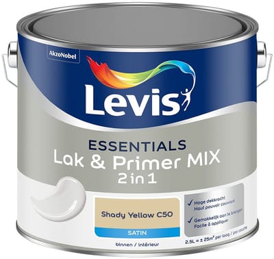 Levis - Essentials Lak & Primer Mix - Shady Yellow C50 - Mengverf - 2,5 L