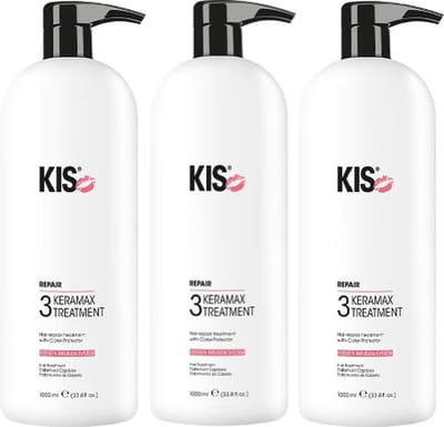 KIS - Kappers KeraMax Treatment - voordeelverpakking 6 x 1000 ml - Haarmasker