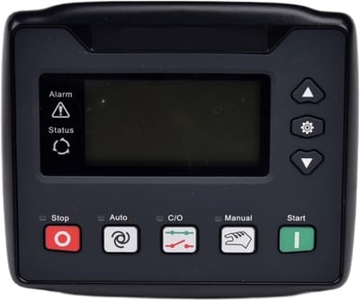 Generator Besturingsmodule - Controlepaneel - Stroomvoorziening Beheer - Geheugenprogrammeerbaar - Zwart