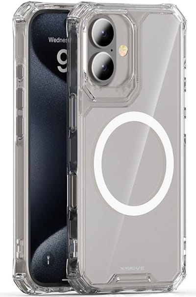 Multimedia & Accessoires TPU Anti Shock Back Cover Case Hoesje Met MagSafe geschikt voor Apple iPhone 16e/iPhone 17e – Transparant – Zachte Plastic - Siliconen – Harde Plastic – Soft Case – Flexibel