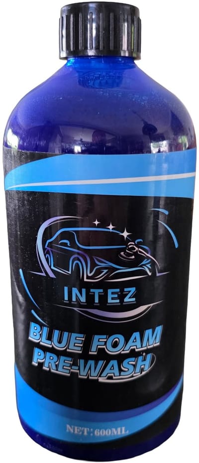 INTEZ Blue Foam Pre-Wash – pH Neutrale Snow Foam – Actief Schuim voor Auto's – 600 ml-Foam cannon -Auto wassen