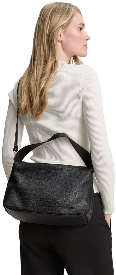 Tom Tailor - TTLISSI schoudertas met discreet reliëflogo - Maat ONESIZE - schwarz / black
