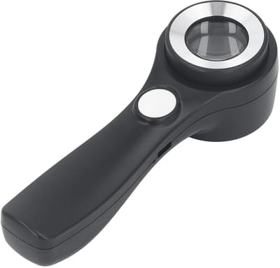 Dailygoods - Handvergrootglas met 60x Vergroting en LED-licht