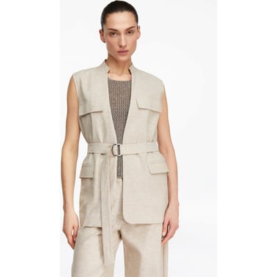 Comma  Jackets Indoor Beige Size: 34 | Vests Outlet | Dames | Beige