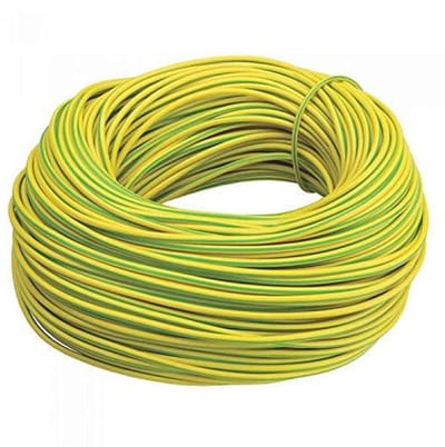 Flexibele Gele/Groene Aarde Sleeving PVC - 4mm - 5 Meter