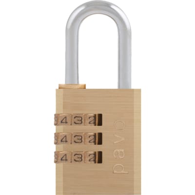 Hangslot Pavo met cijferslot 41x28x12mm