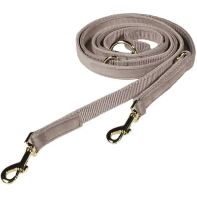 Kentucky Dogwear - Hondenlijn - Maat S - Velvet - Beige - Lengte 2m