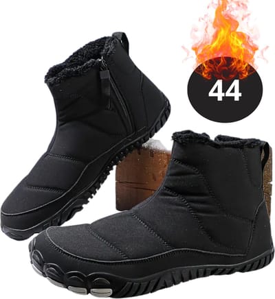 Nivard Snowboots - Sneeuwschoenen - Sneeuwboots - Heren - Wintersport - Ski - Skischoenen - Zwart - 44 - Antislip