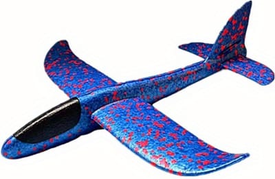 Nivard Zweefvliegtuig - Foam - Werpvliegtuig - Speelgoed - Schuim Vliegtuig - Buitenspeelgoed - Jongens - Meisjes - Blauw