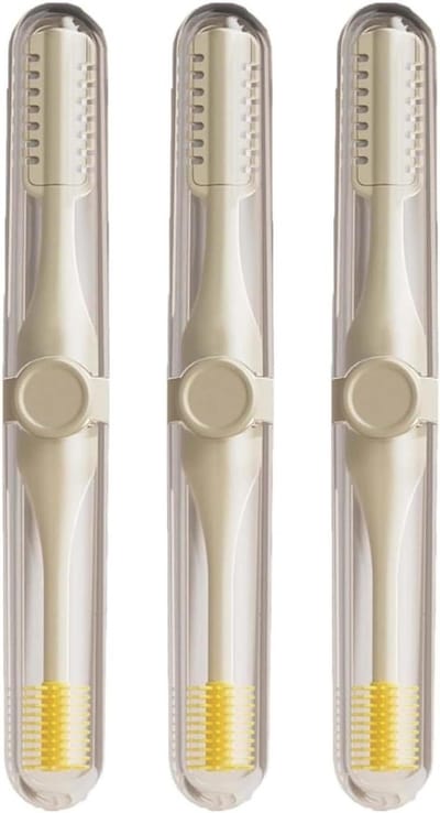 Neus Oor Trimmer - Verzorgingstool - Dagelijkse Verzorging - 2-in-1 Functie - 3 Stuks - Beige