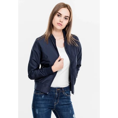 Urban Classics - Light Bomber Jacket - M - Blauw