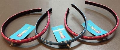 Bware! Haarbanden Gestipt Blauw & Roze (3 stuks)