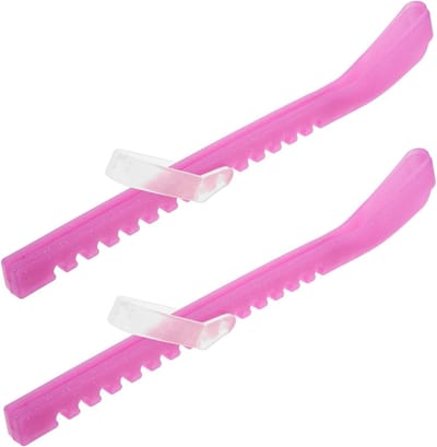 Schaatsbeschermers - Schaatshoezen Beschermers - Schaatsen Beschermen - Elastisch met Gesp - 36 x 5 x 1.5 cm - Paars