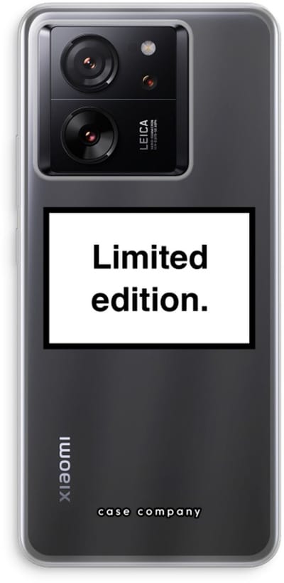 Case Company® - Hoesje geschikt voor Xiaomi 13T Pro hoesje - Limited edition - Soft Cover Telefoonhoesje - Bescherming aan alle Kanten en Schermrand