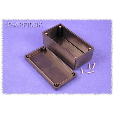 Hammond Electronics 1594RFIDBK Universele behuizing 131 x 66 x 55 ABS Zwart 1 stuk(s)