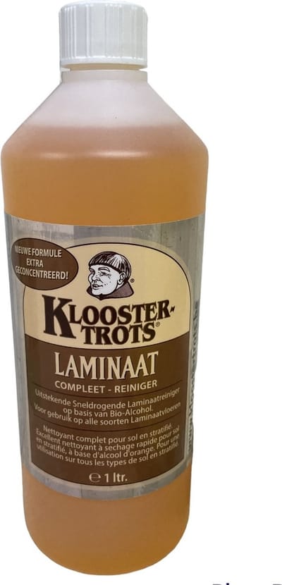 KloosterTrots Laminaat Compleet Reiniger - Onderhoud vloeren - Inhoud : 1 L - Prijs per stuk