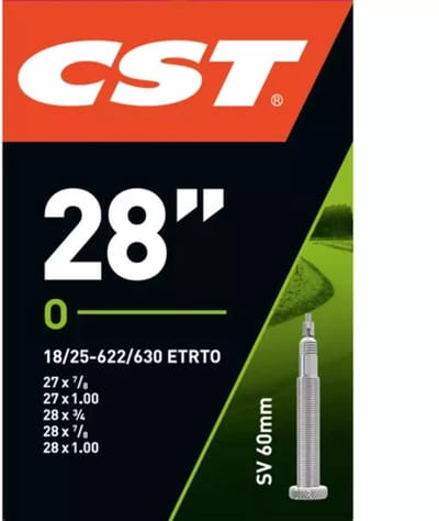 Binnenband CST SV60 28x 1.00 / 18/25-622/630