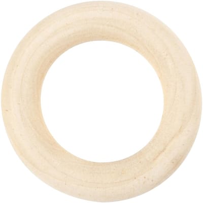 Ring hout, d 35 mm, 8stuk/ 1 doos