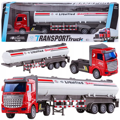 Speelgoed Vrachtwagen met Dekoppelbare Tankoplegger 1:48