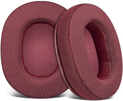 Dailygoods - SOULWIT Vervangende oorkussens voor Audio Technica ATH M50X M50XBT M50RD M40X M30X M20X MSR7 SX1 Monitor hoofdtelefoons, earpads cushions met duurzaam rastergaas