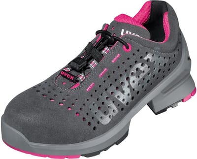 Uvex 1 Ladies S1 Geperforeerd 85618 - Grijs/Roze - 38