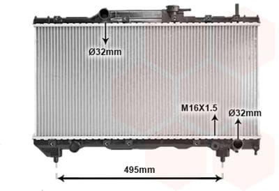Van Wezel - RADIATOR VOOR TOYOTA CARINA T190 1993-1997 1640003090