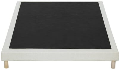 Vente-unique Decoratieve gewatteerde bedbodem 140 x 190 - Beige - KOZANI van YSMÉE