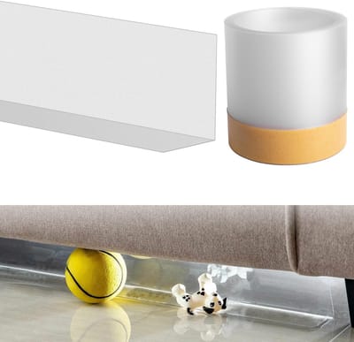 Dailygoods- Blokker Hoge Kwaliteit - Transparante Blokker - Meubelbescherming - Duurzaam PVC - Zelfklevend - Voor Harde Vloeren - Meubelbeschermer
