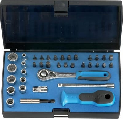 Gedore D 20 KMU-20 37-delige Dopsleutelset 1/4"