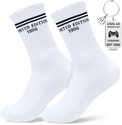 Dailygoods- Verjaardagssokken Grappig - Katoenen Sokken - Tennissokken - Sokken Heren - Sokken Dames - Geschikt voor Tieners