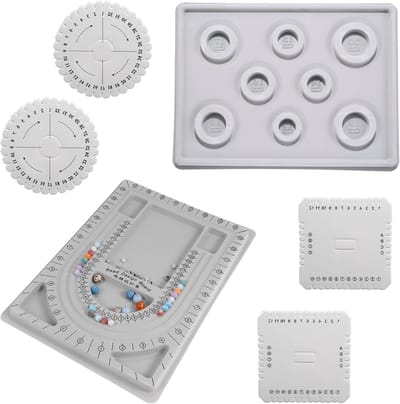 2 Stuks Bead Shelf, Sieraden Opbergtray voor Armbanden en DIY Sieraden Maken met Kralen en Accessoires