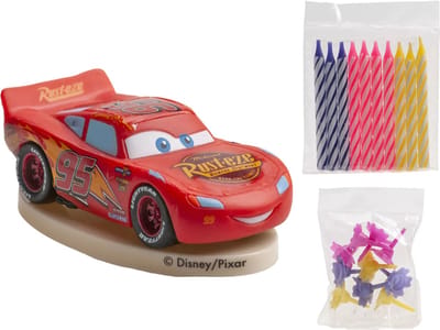 Disney Taarttopper - Cars - Bliksem McQueen en 10 kaarjes
