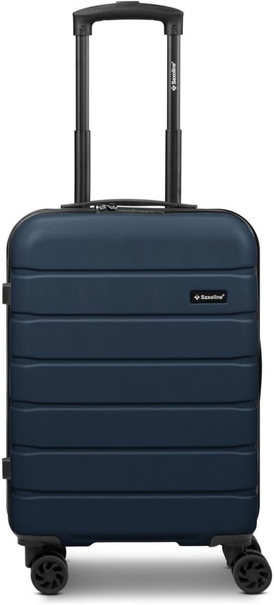 Saxoline Miami 4 wielen Cabinewagen S 53 cm - Harde bagage - TSA slot - navy blue