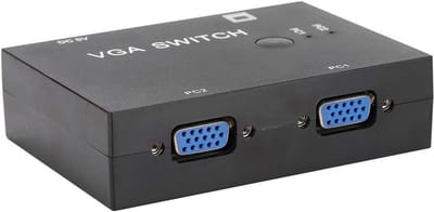 VGA Schakelaar 2 PC naar 1 Monitor - 2-in 1-uit VGA Splitter Switch