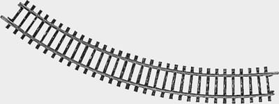 H0 MÃ¤rklin K-Rails (Zonder Ballastbed) 2210 Gebogen Rails Industriecirkel 45 Â° 295.4 Mm