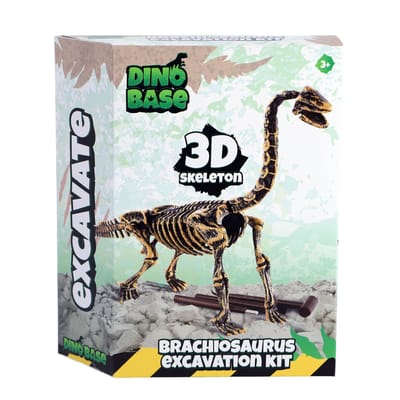 Dinobase - 3D skeleton - Brachiosaurus Excavation Kit - uitgraven